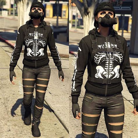 Like many of "GTA Online&x27;s" most expensive skins, the Branded Raider Top was introduced as part of the Arena War update in 2018. . Gta 5 outfits female